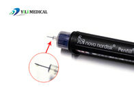 Caneta de segurança durável Agulhas de insulina, Agulhas de aço inoxidável para caneta de diabetes
