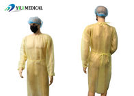 Vestido de isolamento de proteção de 16-45gm Multicolor descartável de grau médico